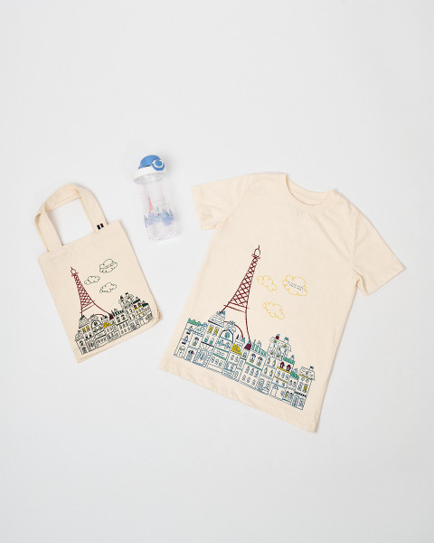 Paris Rooftops Kids T-shirt - Official Eiffel Tower Store